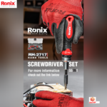 ست 55 عدد سری پیچ گوشتی و بکس رونیکس مدل RH-2717